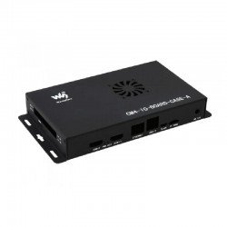 Waveshare Metal Box (A) for Raspberry Pi Compute Module 4 IO Board with Cooling Fan