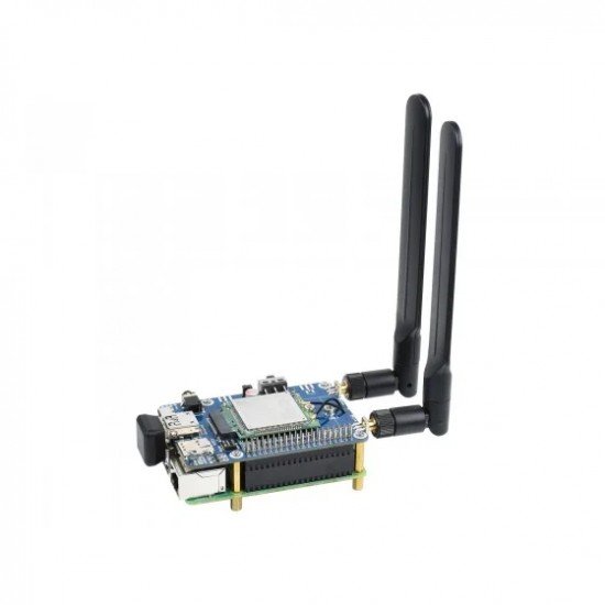 Waveshare SIM7600G-H M.2 4G HAT for Raspberry Pi LTE CAT4 High Speed 4G/3G/2G GNSS Global Band