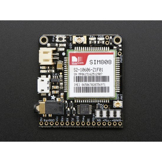 Adafruit FONA 808 – Mini Cellular GSM + GPS Breakout