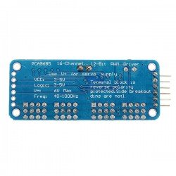 16 Channel PWM Servo Motor Driver I2C Module
