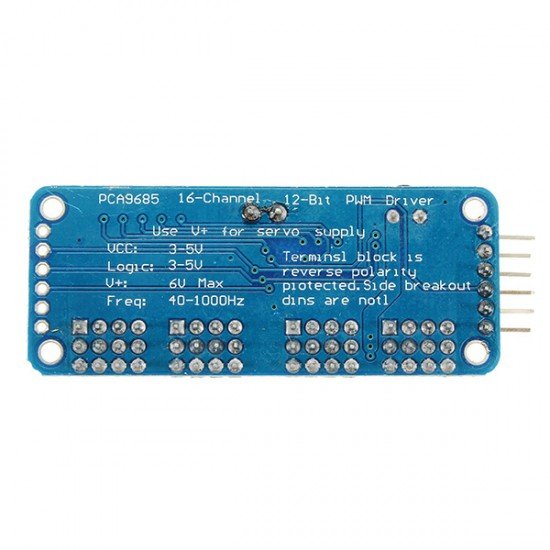16 Channel PWM Servo Motor Driver I2C Module