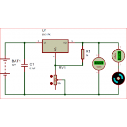 LM317 Voltage Regulated IC