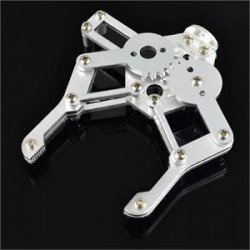 (Robotic Arm) Metallic Mechanical robotic Gripper/  clamp