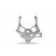 (Robotic Arm) Metallic Mechanical robotic Gripper/  clamp