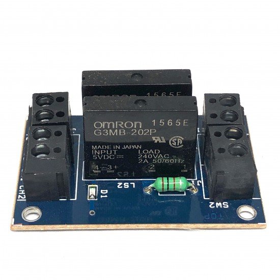 5V 2 Channel SSR Relay Module (Solid State Relay Module) with Fuse