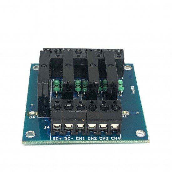 5V 4 Channel SSR Relay Module (Solid State Relay Module) with Fuse