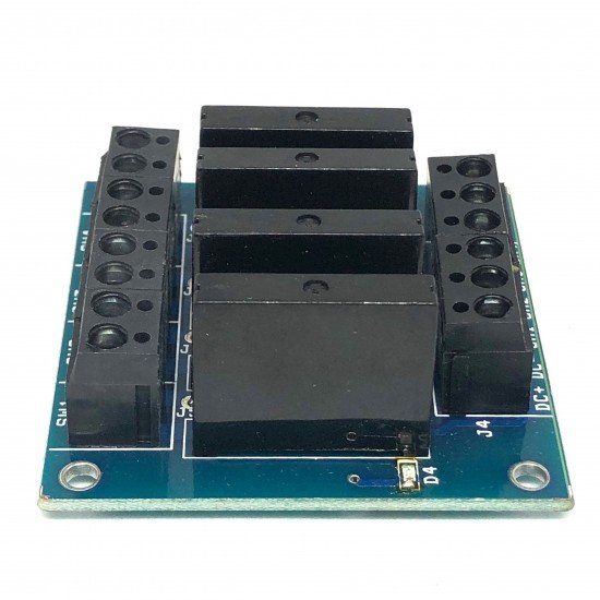 5V 4 Channel SSR Relay Module (Solid State Relay Module) with Fuse