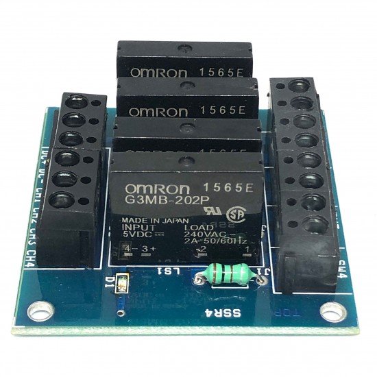 5V 4 Channel SSR Relay Module (Solid State Relay Module) with Fuse