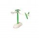 6 in 1 DIY Solar Powered Car Windmill Puppy Airboat Plane Learning Toy Kit