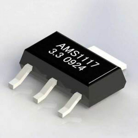 AMS1117 3.3V,1A LDO Voltage Regulator - SOT-223