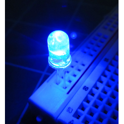 Blue LED 5mm Pack Of 10 (Light Emitting Diod)
