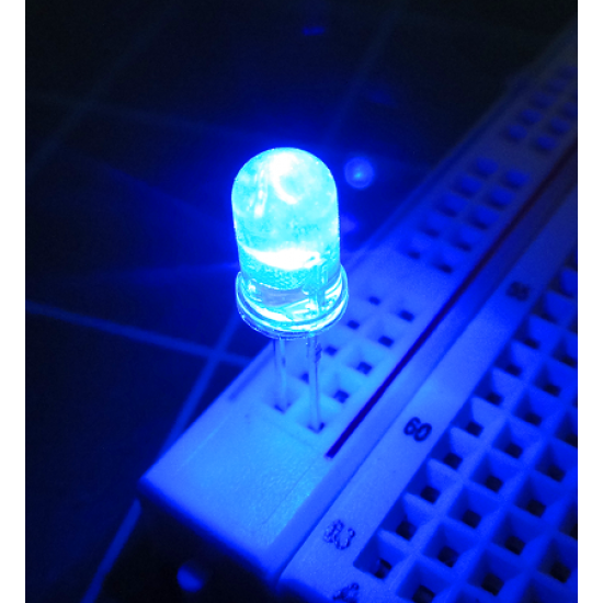 Blue LED 5mm Pack Of 20 (Light Emitting Diod)