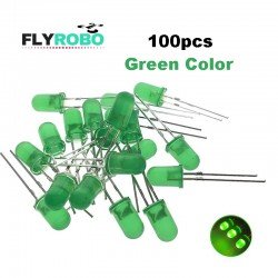 Green LED 5mm Pack Of 100 (Light Emitting Diod)