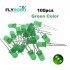 Green LED 5mm Pack Of 100 (Light Emitting Diod)