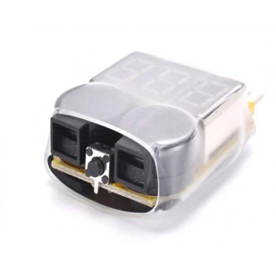 High Quality 1-8S Battery Voltage Checker & Low Voltage Buzzer Alarm