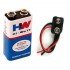 HW Battery 9V With Connector For Arduino/ Robotics