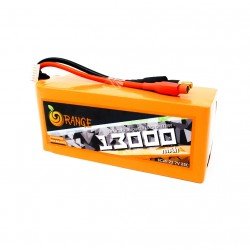 Orange 13000ma)h 6S 25C/50C Lithium Polymer Battery Pack (LiPo