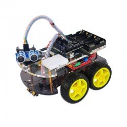 Multi-Functional 4WD Robot Car Chassis Kits UNO R3 For Robot Car Assembly