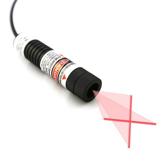 MXD1230 6mm 650nm 5mW Red Crossline Laser Module