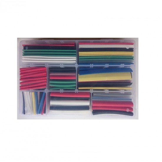 Colorful Heat Shrink Tubing (HST) Insulation Assorted Kit: 90 mm length – 168pcs