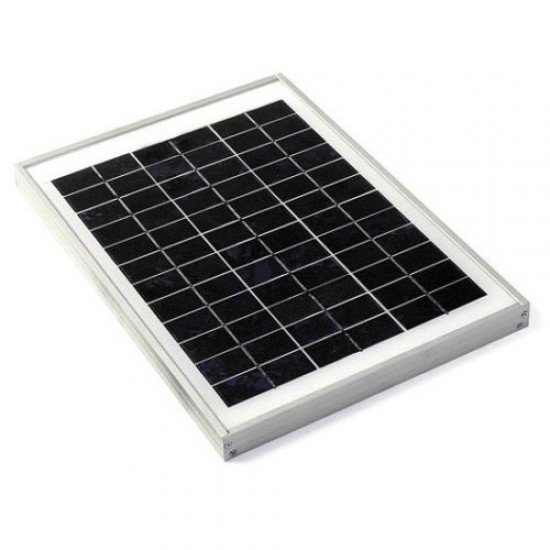 10W 12Volts 36-cell Solar Panel (41 x 30 cm)
