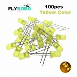 Yellow LED 5mm Pack Of 100 (Light Emitting Diod)