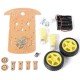 Transparent 2wd Robot Smart Car Chassis DIY Kit