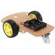 Transparent 2wd Robot Smart Car Chassis DIY Kit