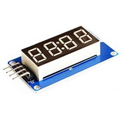 TM1637 4 Bits Digital Tube LED Display Module With Clock Display for Arduino