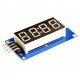 TM1637 4 Bits Digital Tube LED Display Module With Clock Display for Arduino