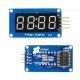 TM1637 4 Bits Digital Tube LED Display Module With Clock Display for Arduino