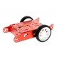 Red 2WD Aluminum Smart Robot Car Chassis Kit DIY