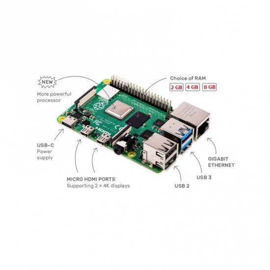 Raspberry Pi 4 Model-B with 8 GB RAM
