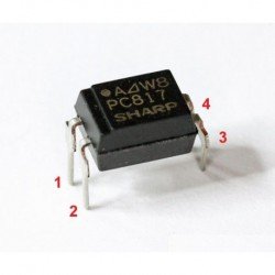 PC817 DIP-4 Optocoupler Transistor Output