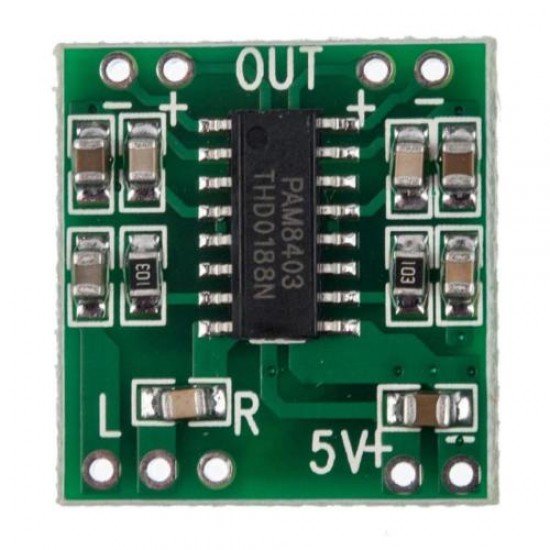 PAM8403 5V 2-Channel Stereo Audio Amplifier
