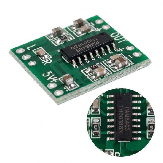 PAM8403 5V 2-Channel Stereo Audio Amplifier