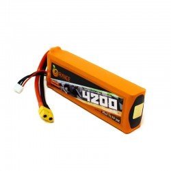 ORANGE 4200mAh 3S 35C (11.1 v) Lithium Polymer Battery Pack (LiPo)