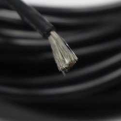 0.5 Meter Black Silicon Wire 16AWG Heatproof Soft Silicone Silica Gel Wire Cable