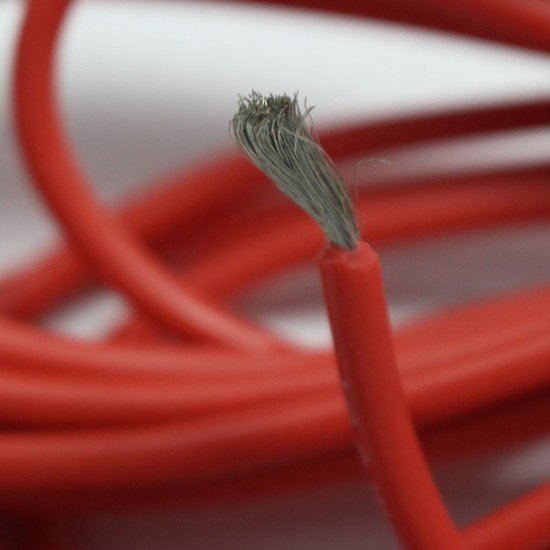 0.5 Meter Black Silicon Wire 16AWG Heatproof Soft Silicone Silica Gel Wire Cable