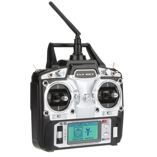 FlySky FS-T6 6CH Transmitter with FS-R6B Receiver